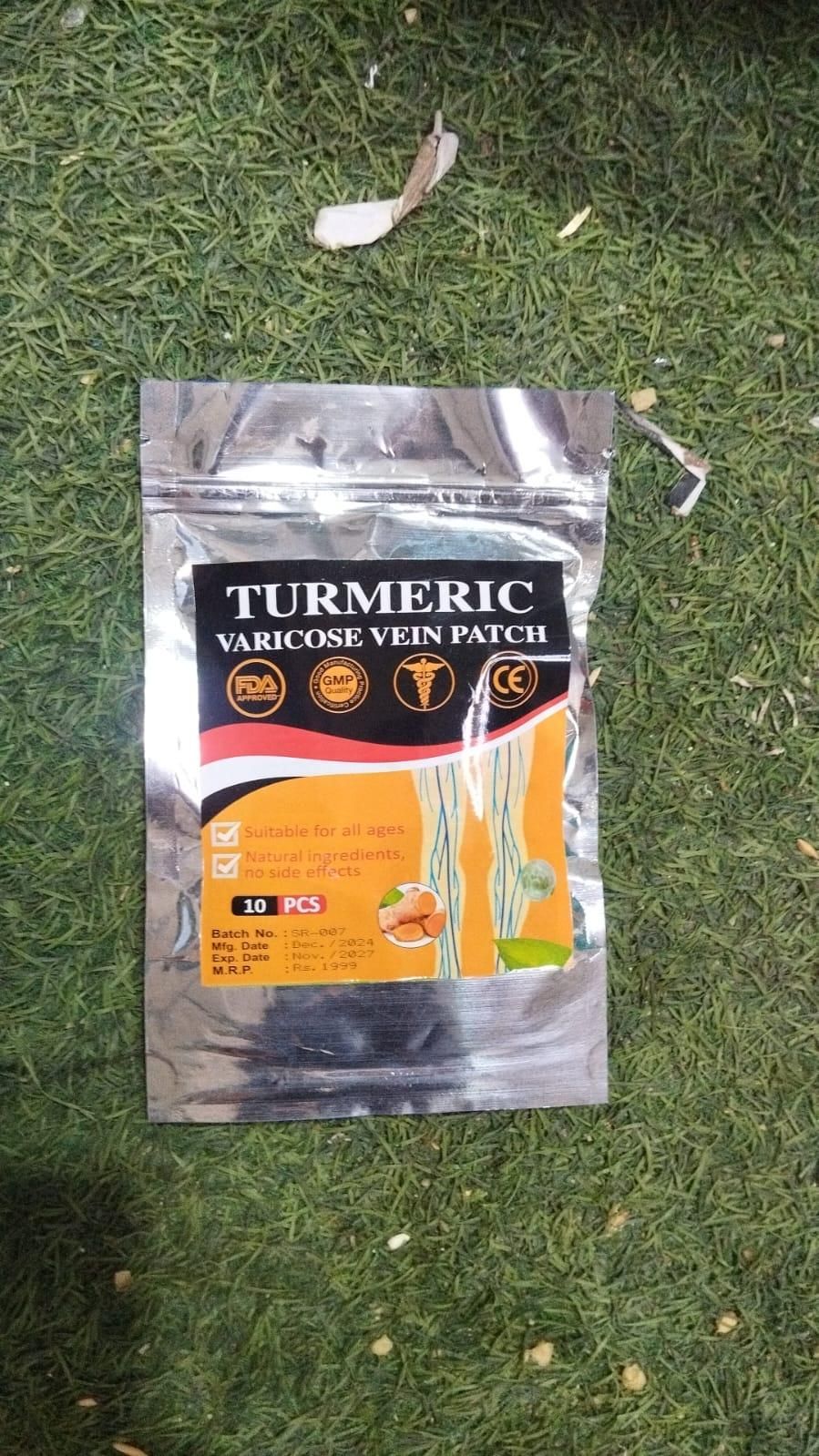 Instant Relief Varicose Vein Turmeric V Patch ( 10 psc )