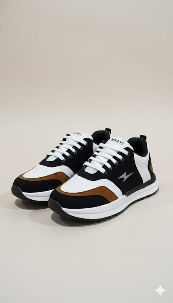 Casual Multi-Tone Sneakers