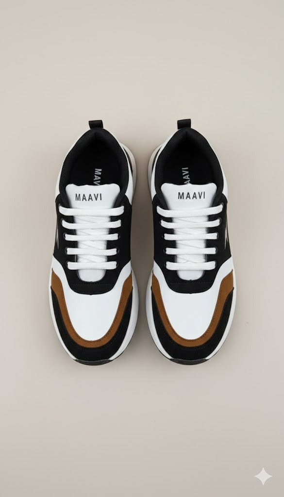 Casual Multi-Tone Sneakers