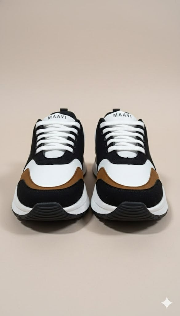 Casual Multi-Tone Sneakers